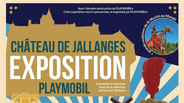 Exposition Playmobil au château de Jallanges été 2023